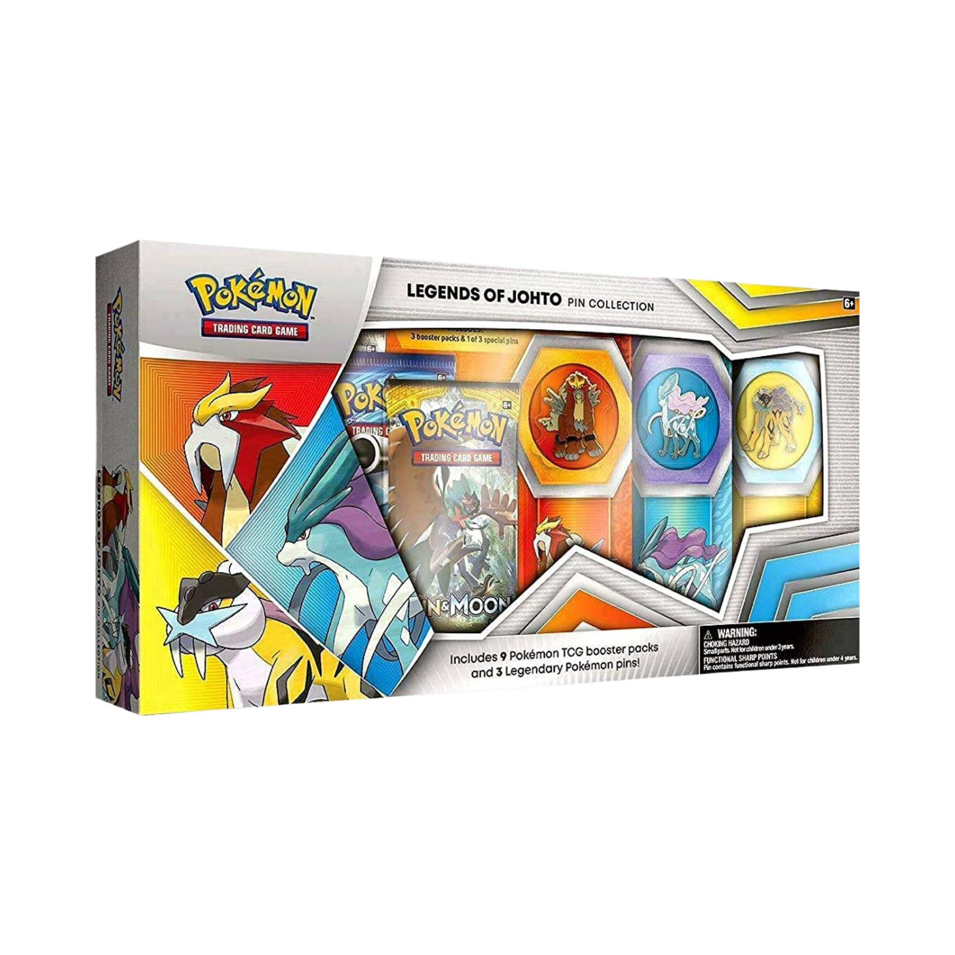 Legends of Johto Pin Collection