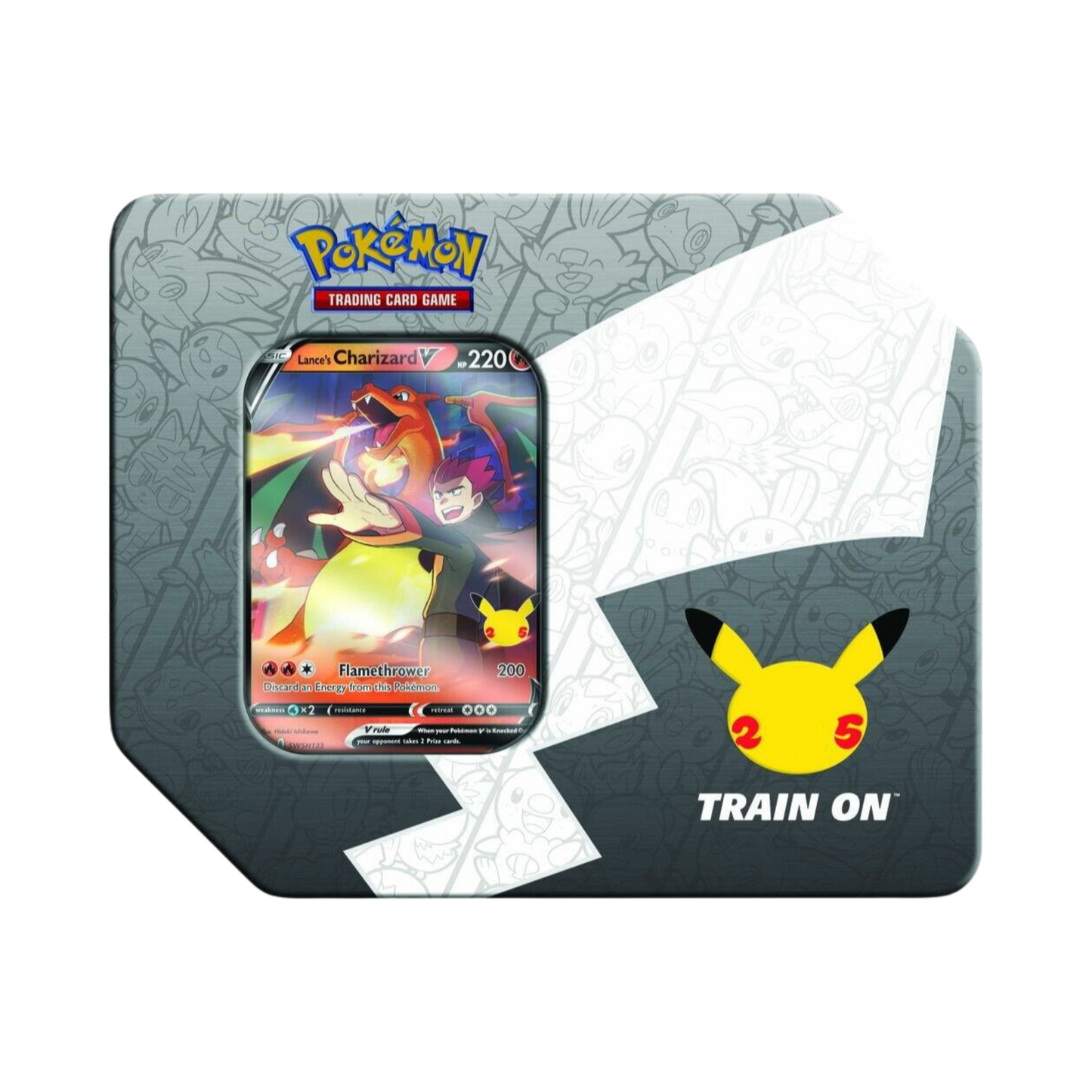 Celebrations Tin [Lance's Charizard V]