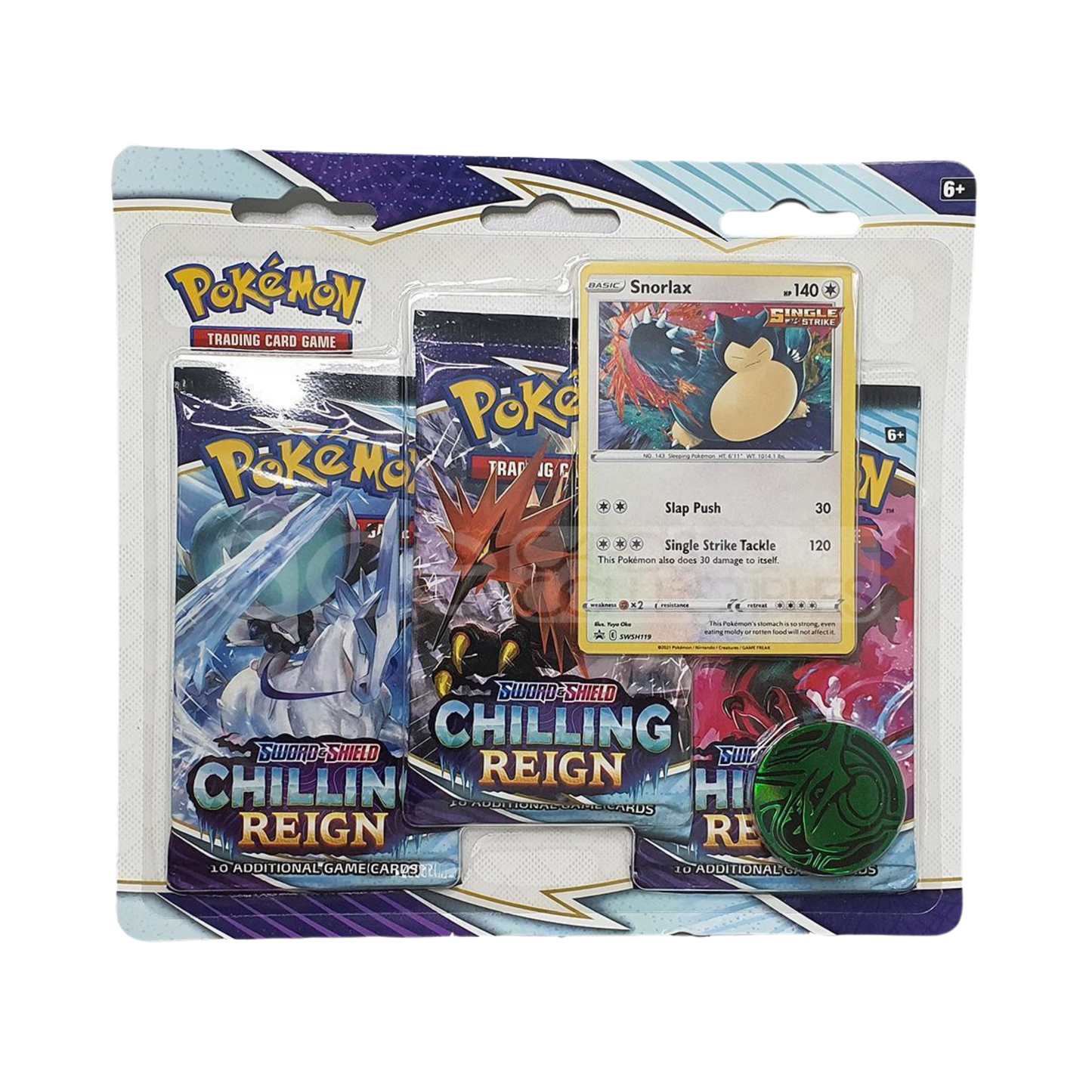 Chilling Reign 3 Pack Blister [Snorlax]