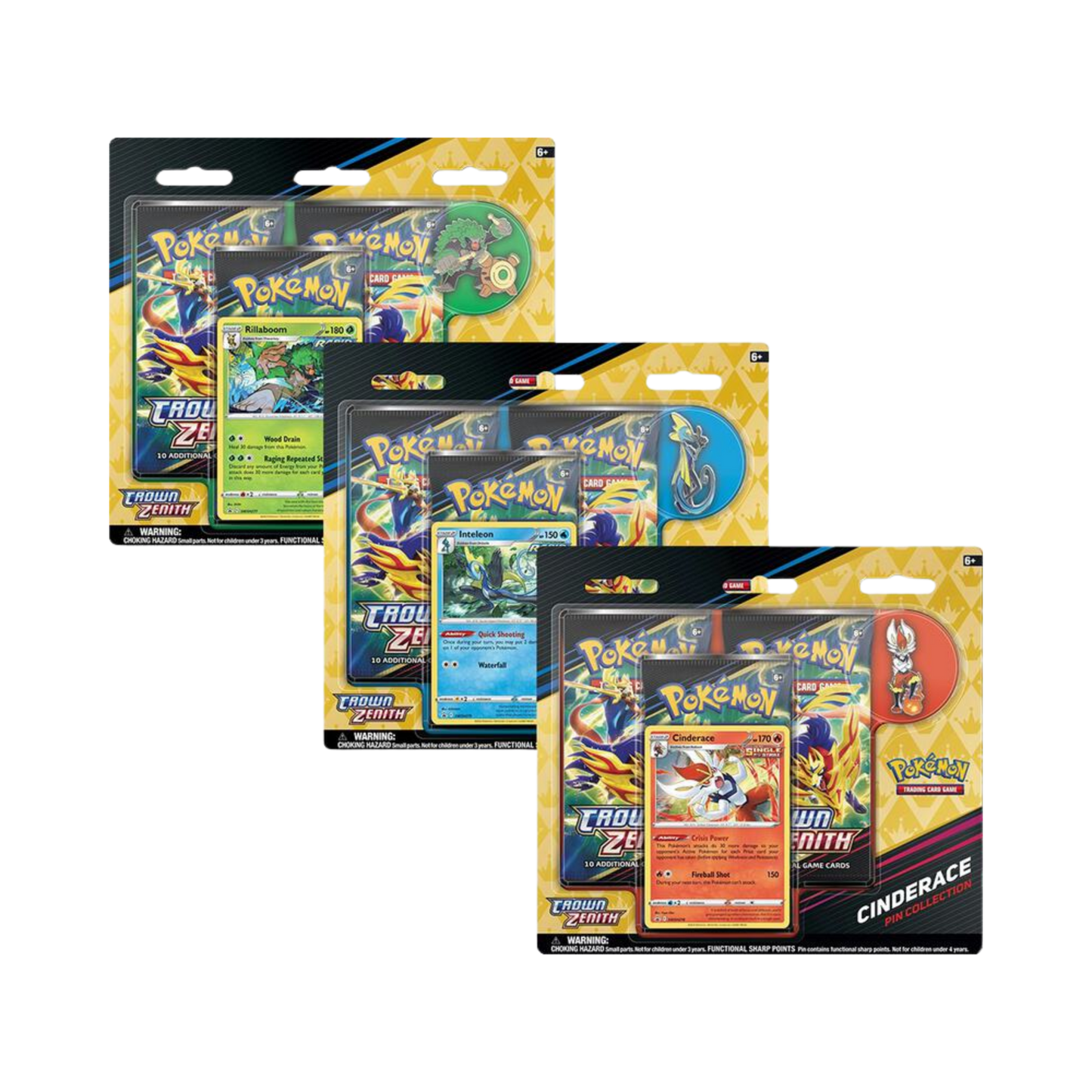 Crown Zenith Pin Collection [Set of 3]