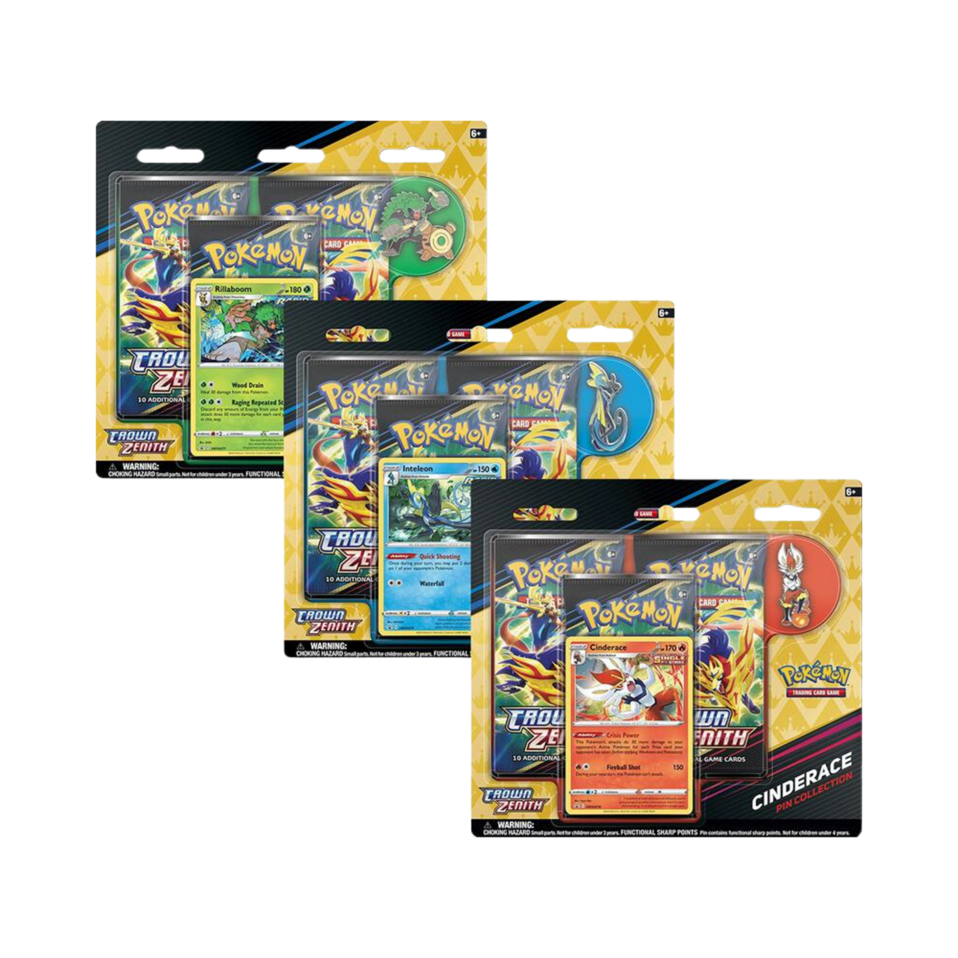 Crown Zenith Pin Collection [Set of 3]
