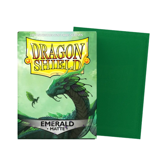 Dragon Shield Matte Emerald Sleeves [100 Count]