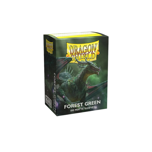 Dragon Shield Matte Forest Green Sleeves [100 Count]