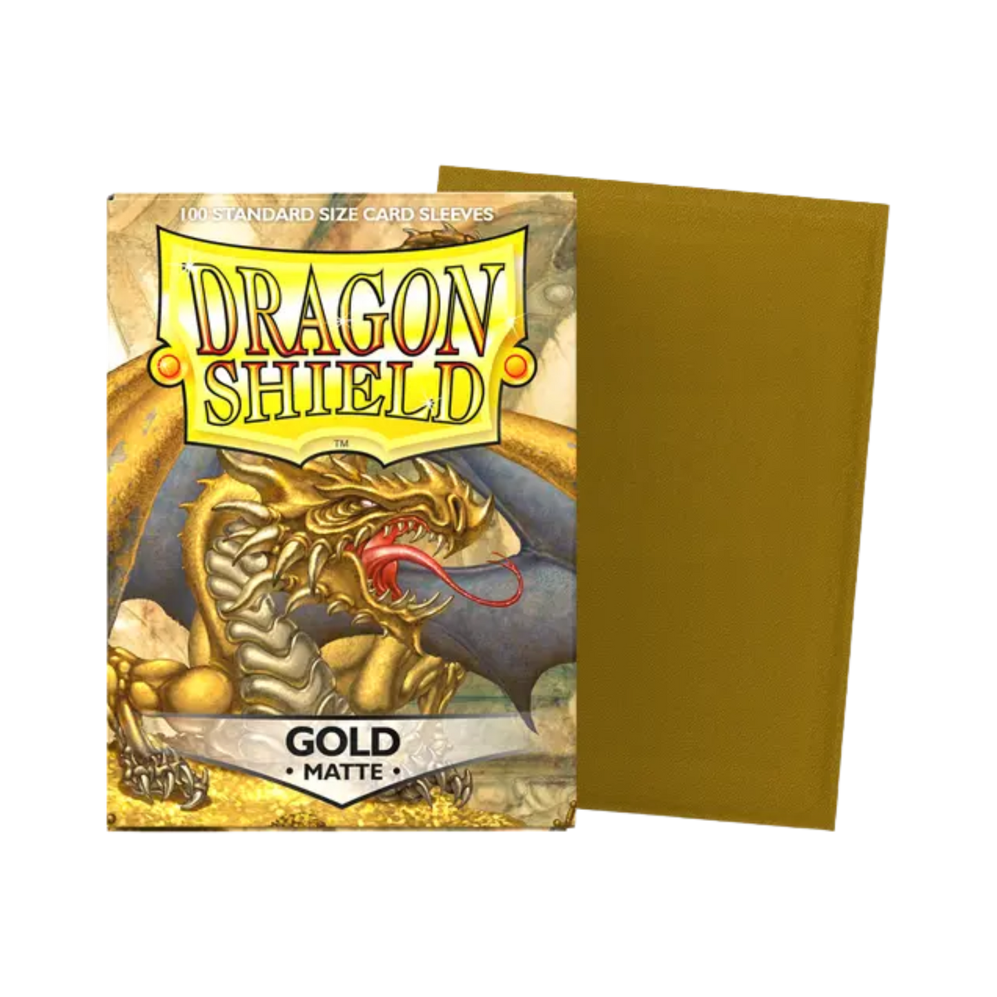 Dragon Shield Matte Gold Sleeves [100 Count]