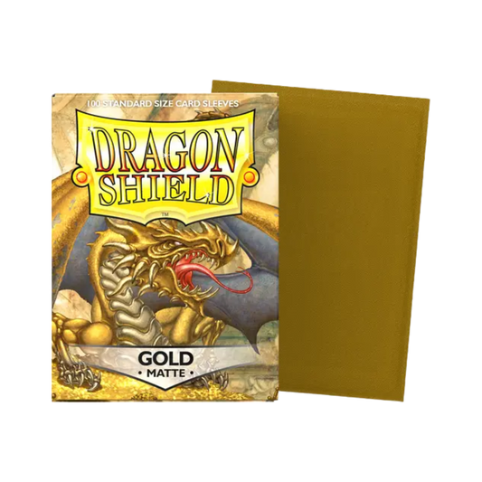 Dragon Shield Matte Gold Sleeves [100 Count]