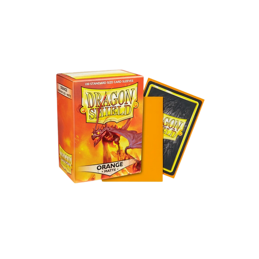 Dragon Shield Matte Orange Sleeves [100 Count]