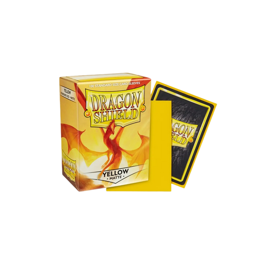 Dragon Shield Matte Yellow Sleeves [100 Count]