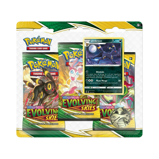 Evolving Skies 3 Pack Blister [Umbreon]