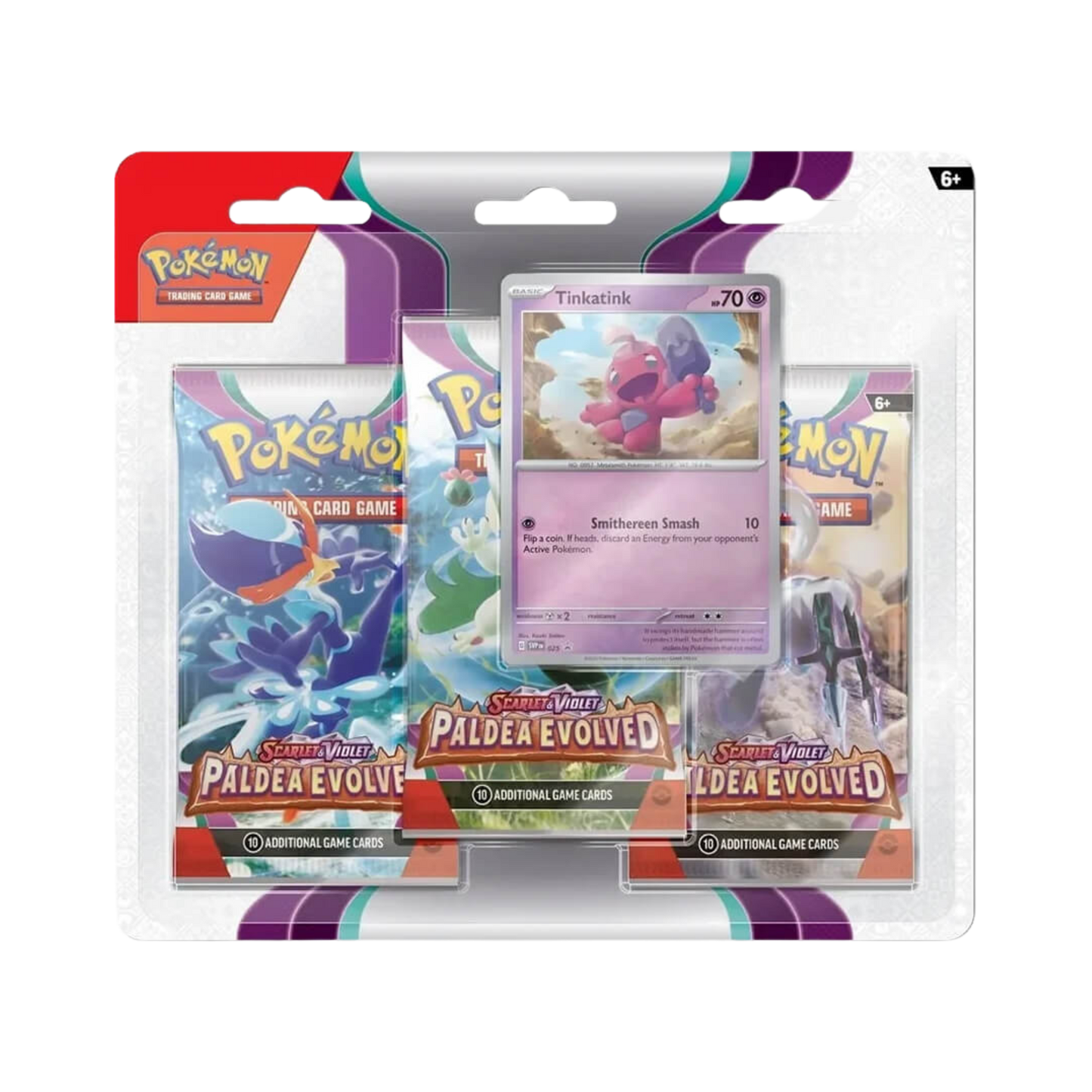 Paldea Evolved 3 Pack Blister [Tinkatink]