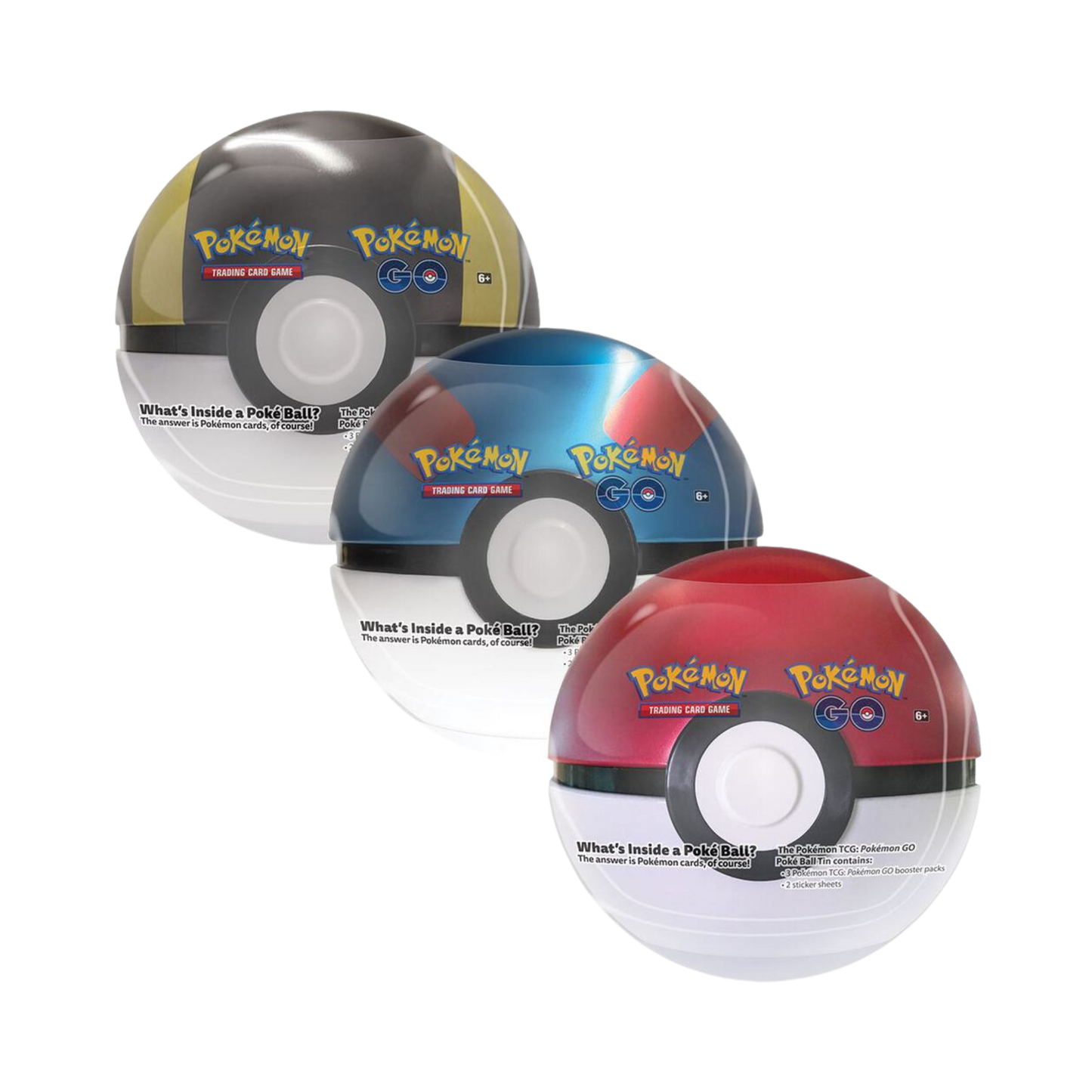 Pokémon GO Poké Ball Tin [3-Tin Bundle]