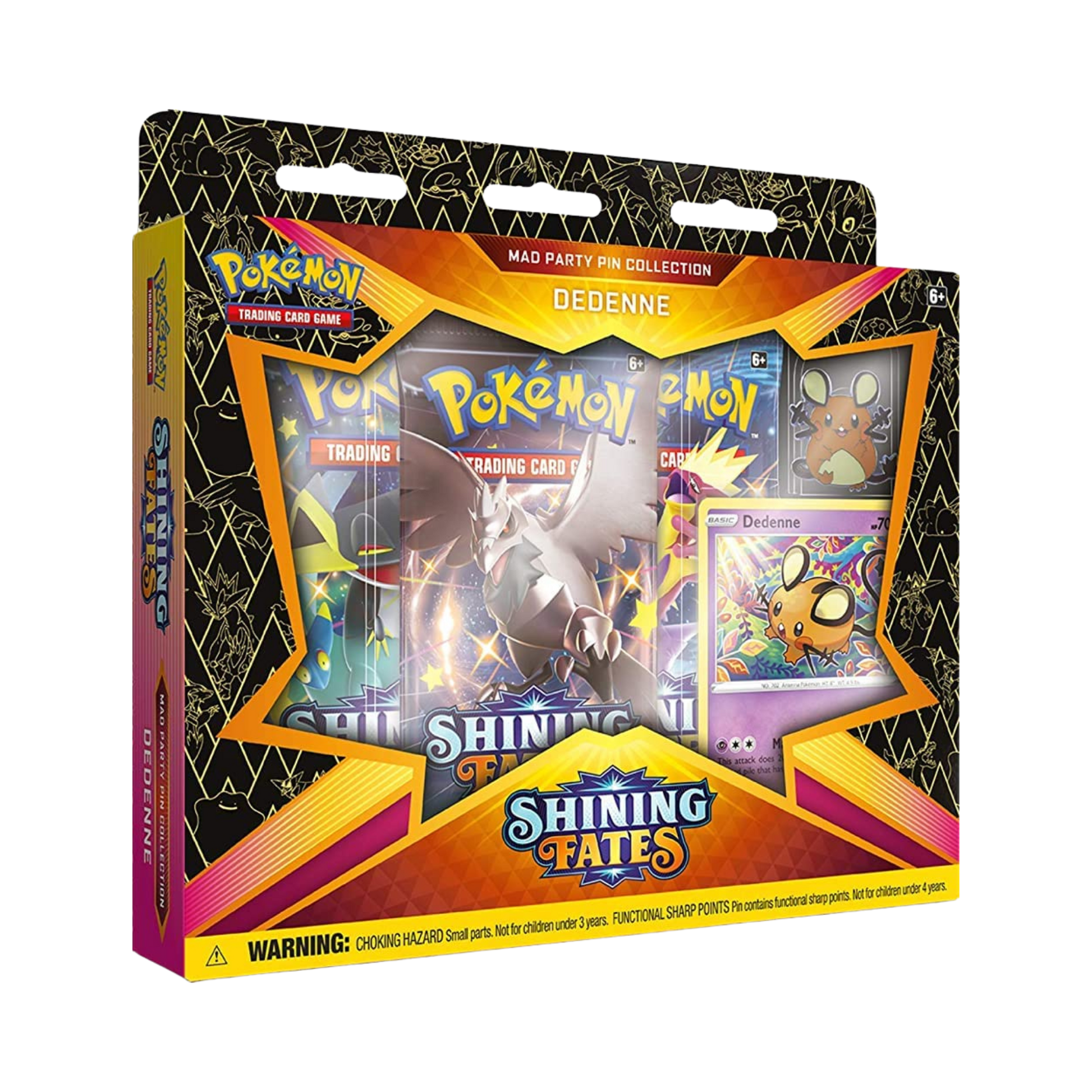 Shining Fates Mad Party Pin Collection [Dedenne]