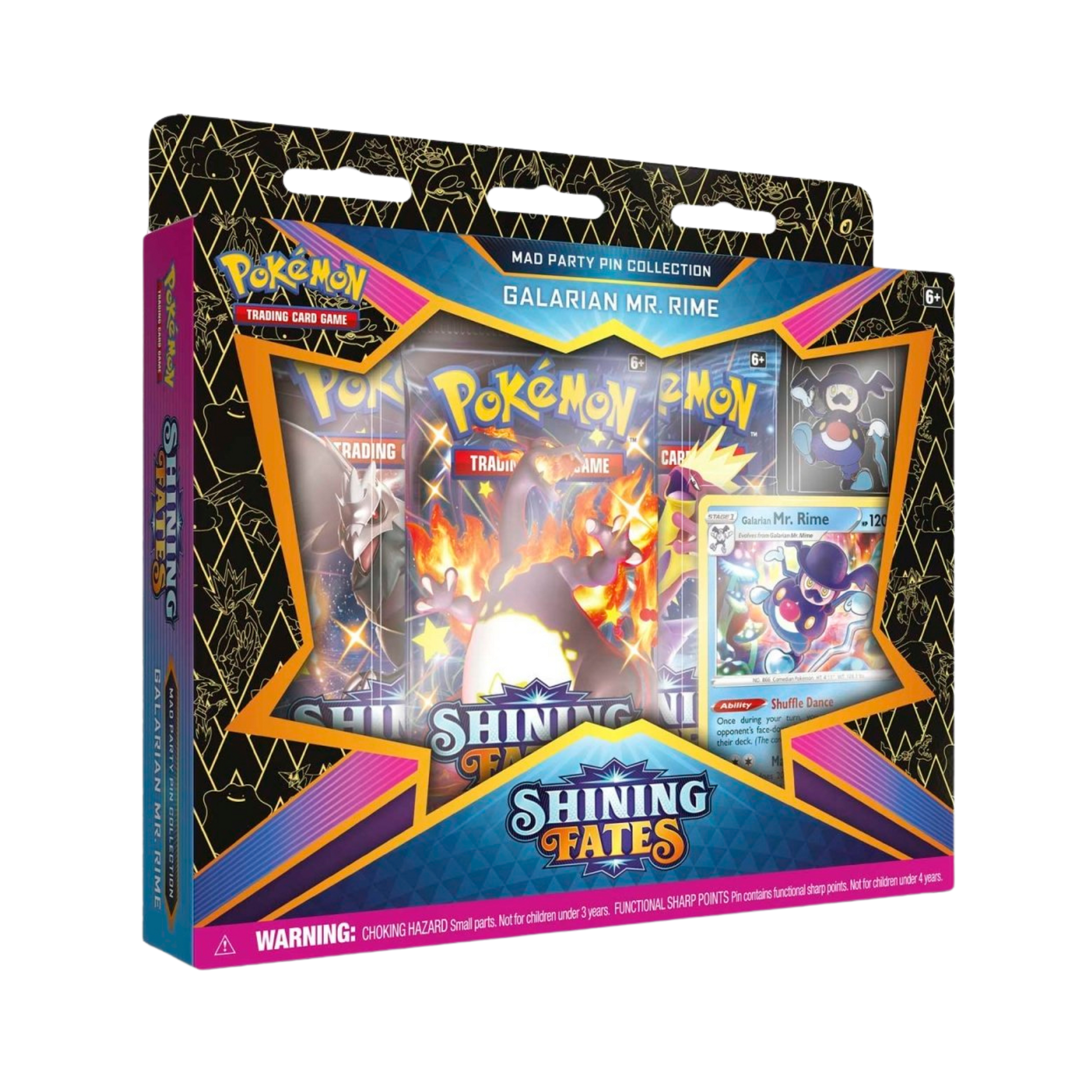 Shining Fates Mad Party Pin Collection [Galarian Mr. Rime]
