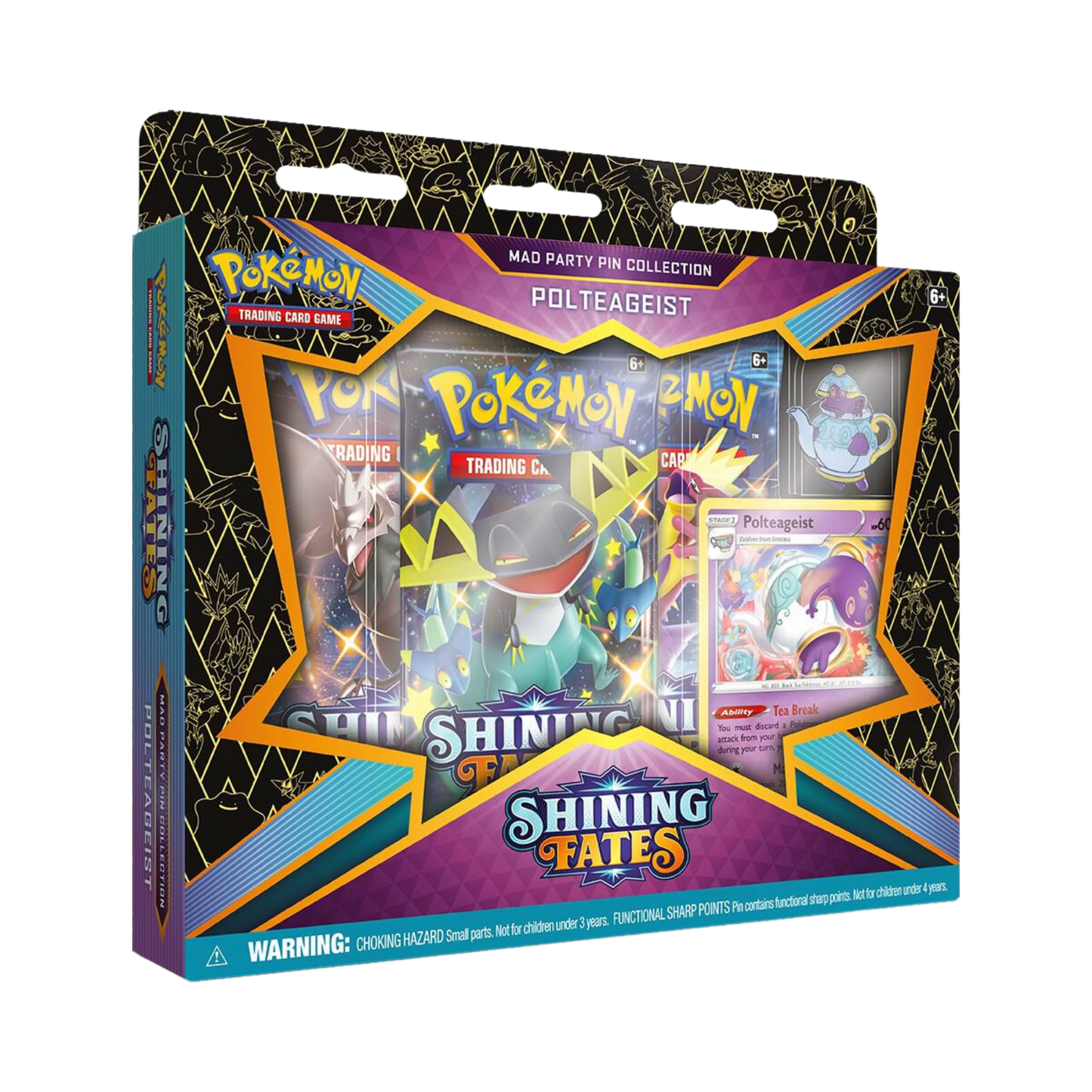 Shining Fates Mad Party Pin Collection [Polteageist]