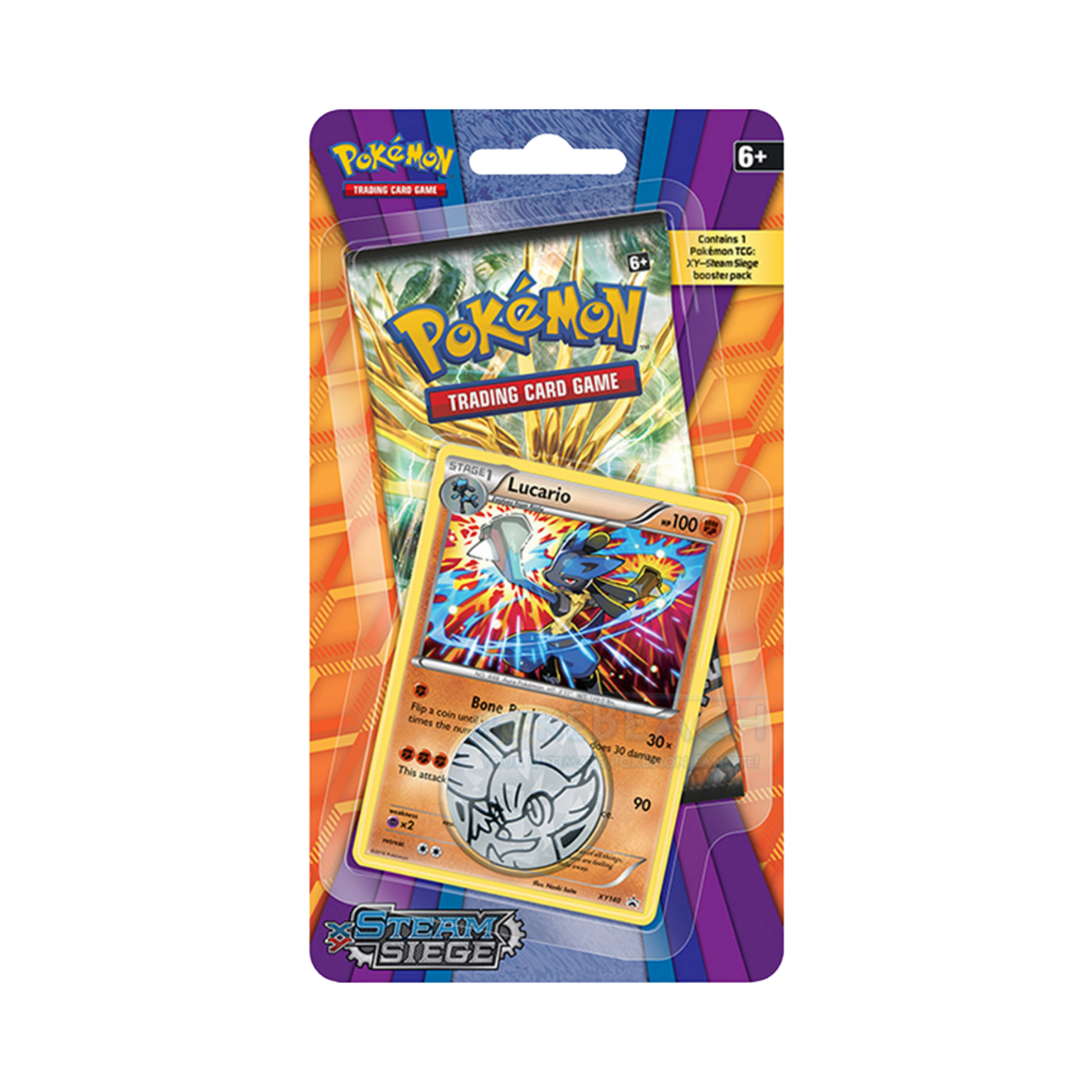 Steam Siege Single Pack Blister [Lucario]