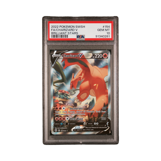2022 Pokemon SWSH FA/Charizard V Brilliant Stars #154 PSA 10