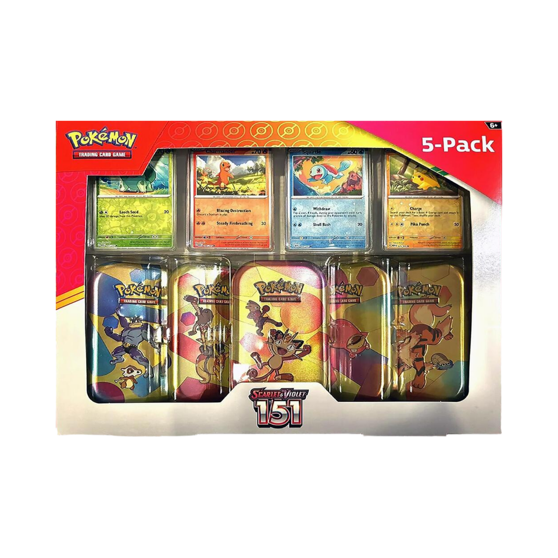 Costco 151 Exclusive 5-pack Mini Tins [1x Random Artwork]